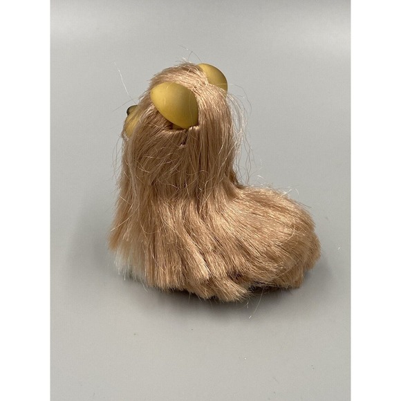 Vintage 1989 Cititoy Tan & White Long Haired Puppy Dog Figure 3” - Picture 3 of 6